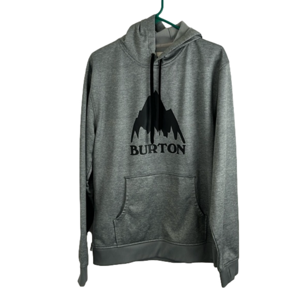 Burton Colombo Gray Branded Hoodie